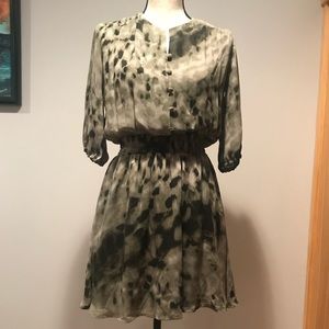 GUESS (Tie Dye-Like) Green Dress S
